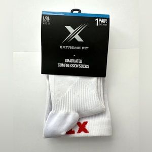 Extreme Fit Graduated Compression Socks Knee High L/XL